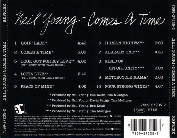 Comes A Time