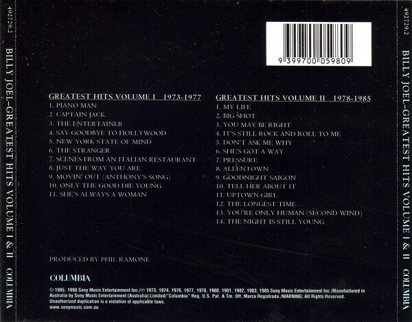 Greatest Hits: Volume I & II