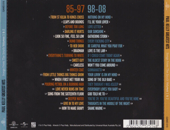 Songs From The South: Vol 1 & 2