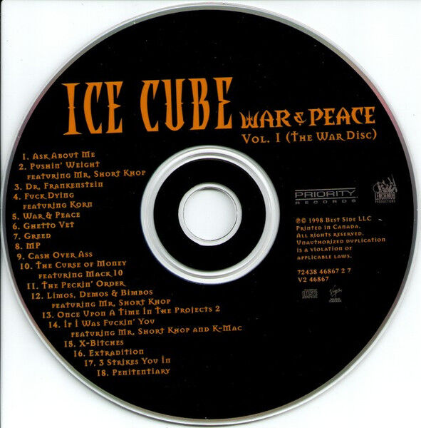 War & Peace Vol. 1 (The War Disc)