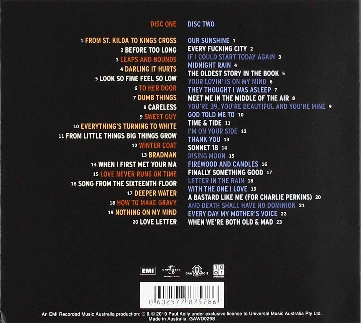 Songs From The South 1985-2019