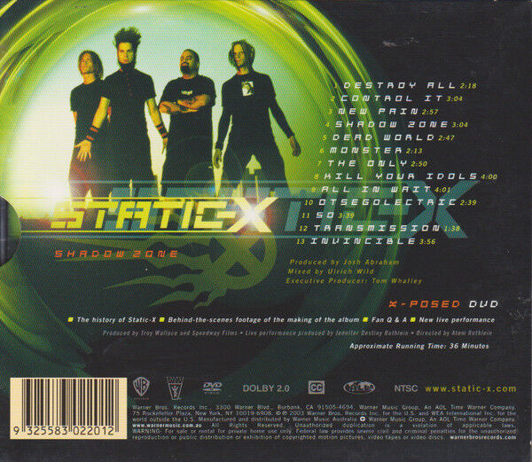 Shadow Zone / X-Posed (CD/DVD)