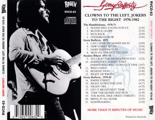 Clowns To The Left, Jokers To The Right 1970-1982