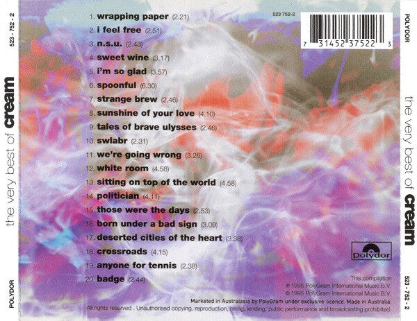 The Very Best Of Cream