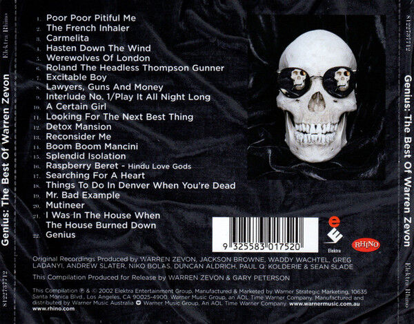 Genius (The Best Of Warren Zevon)