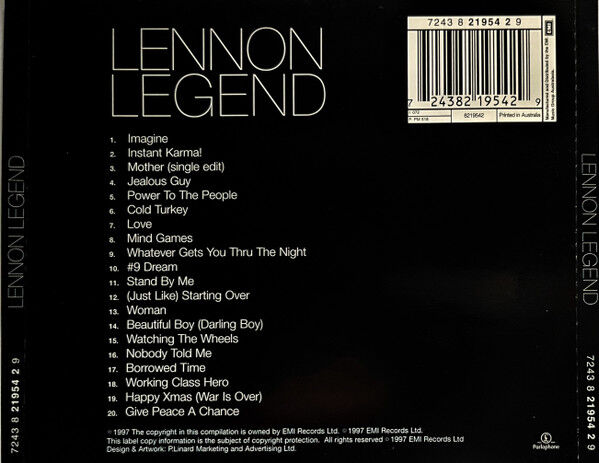 Lennon Legend (The Very Best Of John Lennon)