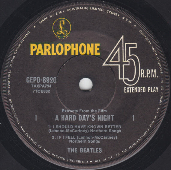 Extracts From The Film A Hard Days Night