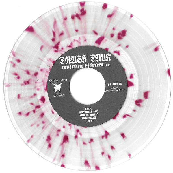 Walking Disease (Clear With Purple Splatter)