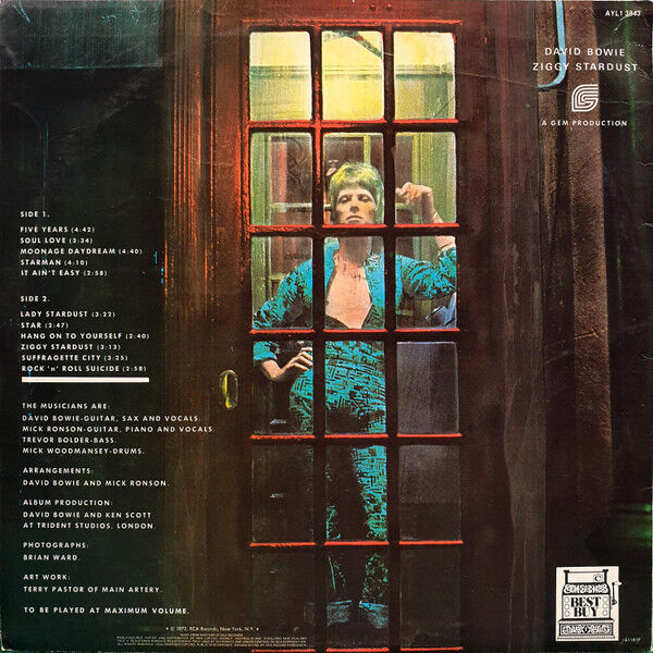 The Rise And Fall Of Ziggy Stardust And The Spiders From Mars
