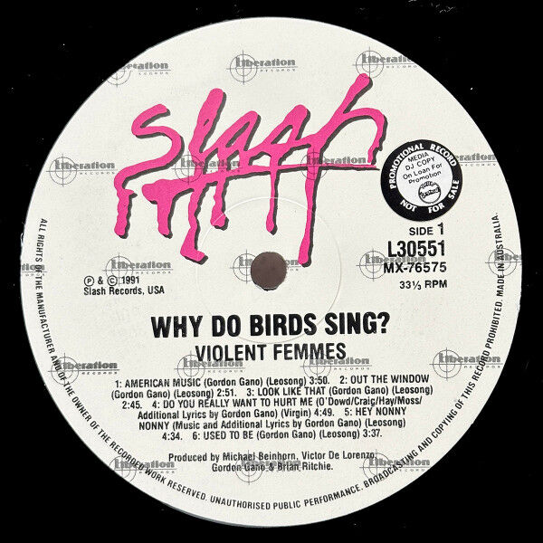 Why Do Birds Sing?