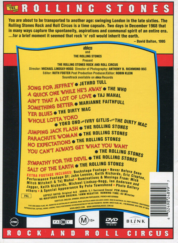 The Rolling Stones Rock And Roll Circus
