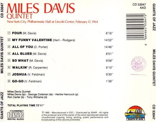 New York City, Philharmonic Hall At Lincoln Center, February 12, 1964
