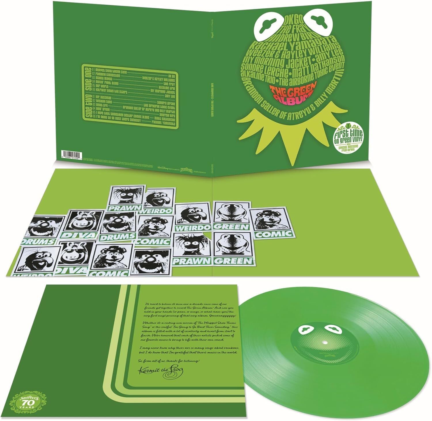 The Muppets - The Green Album (Green Vinyl)
