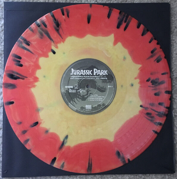 Jurassic Park (Yellow, Red & Black Swirl)