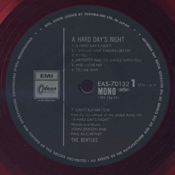 A Hard Day's Night (Red Vinyl)