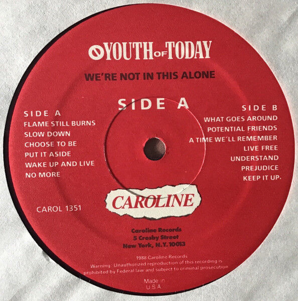 We're Not In This Alone