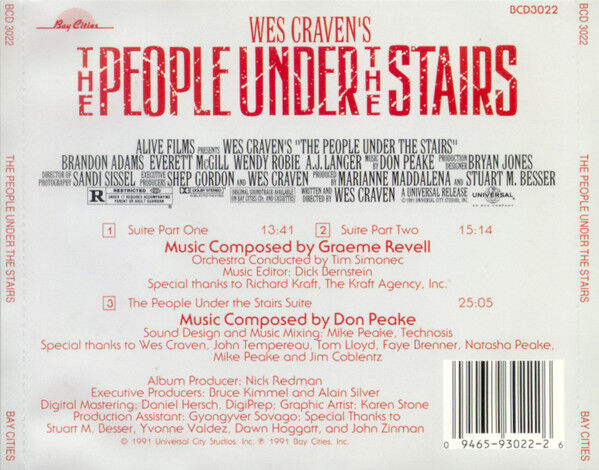 The People Under The Stairs (Original Soundtrack Recording)