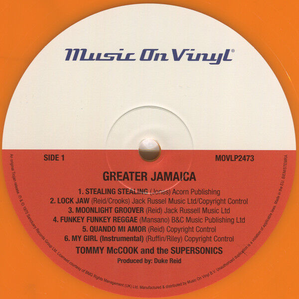 Greater Jamaica Moonwalk Reggae (Orange Vinyl)
