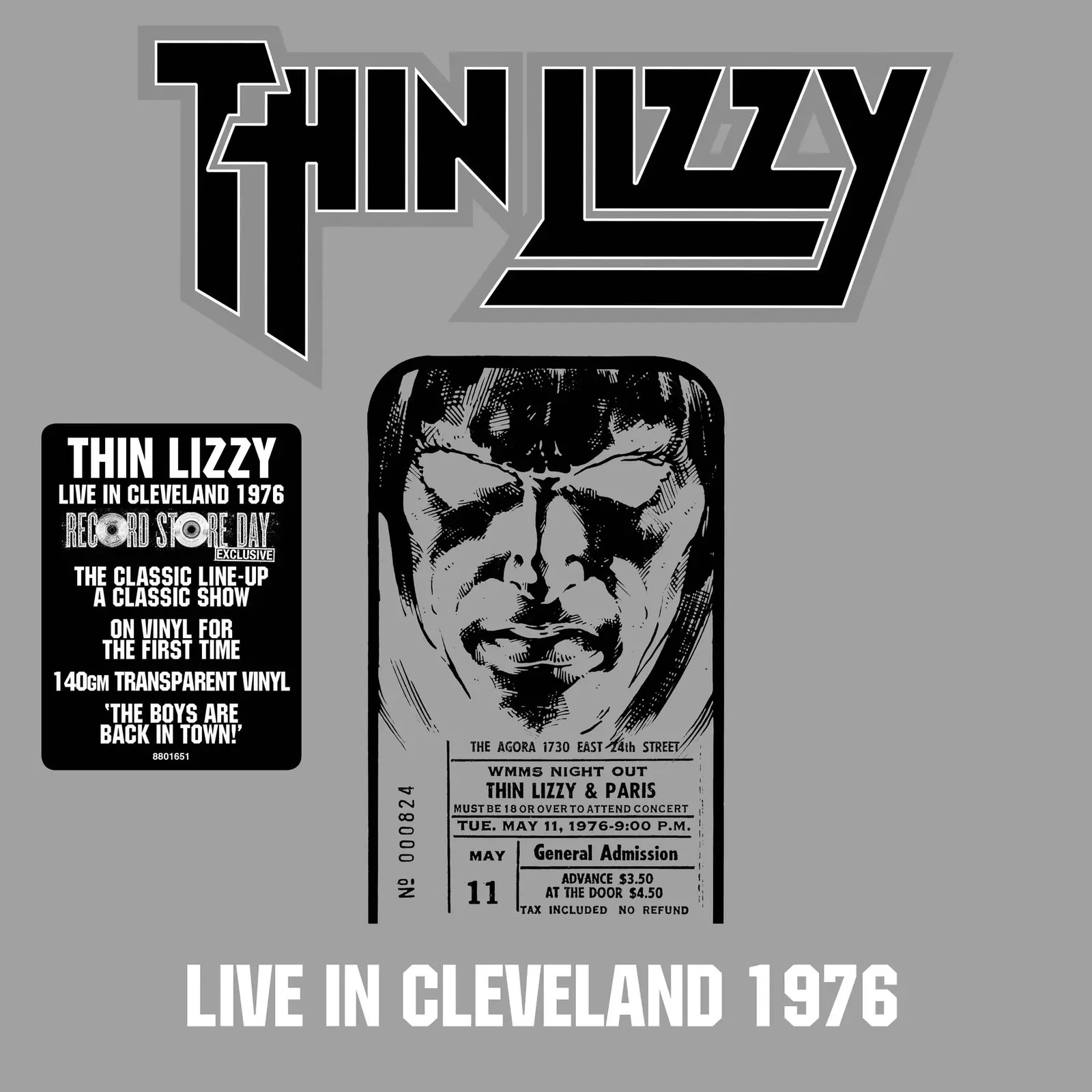 Live In Cleveland 1976 (RSD 2026) (Clear Vinyl)