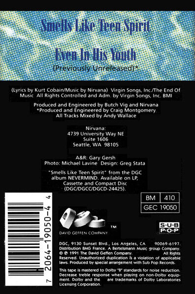 Smells Like Teen Spirit