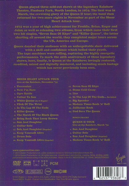 Live At The Rainbow '74
