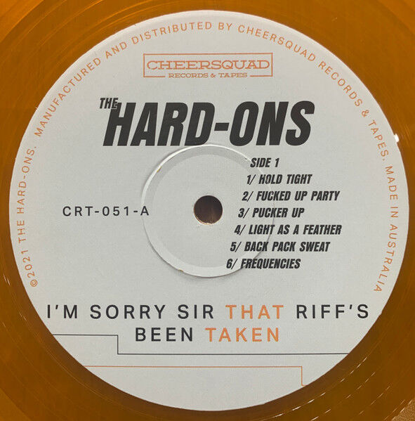 I'm Sorry Sir, That Riff's Been Taken (Orange Vinyl)