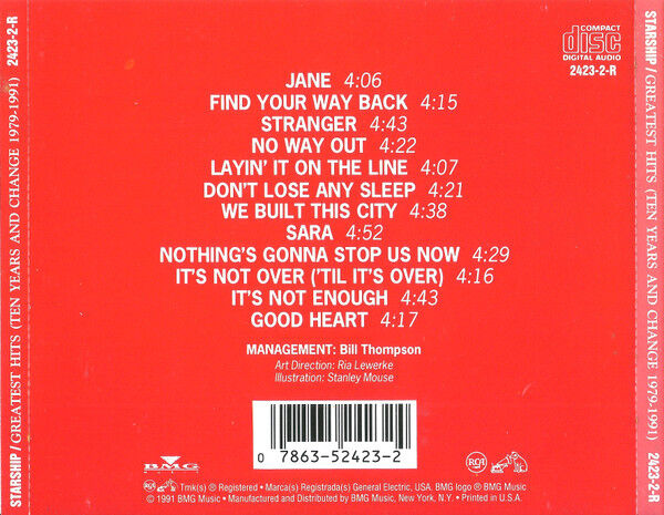 Greatest Hits (Ten Years And Change 1979-1991)