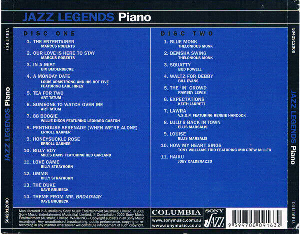 Jazz Legends - Piano