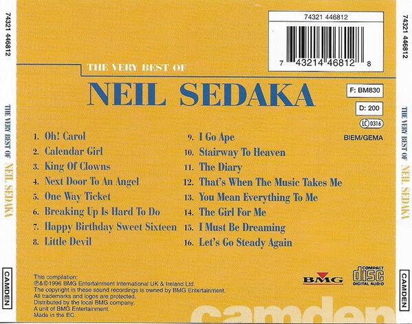 The Very Best Of Neil Sedaka