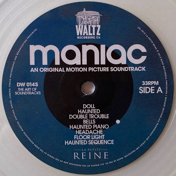 Maniac (Original Motion Picture Soundtrack) (Clear Vinyl)