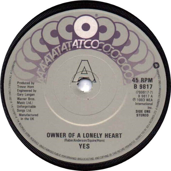 Owner Of A Lonely Heart