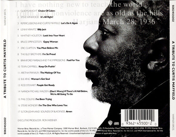 A Tribute To Curtis Mayfield