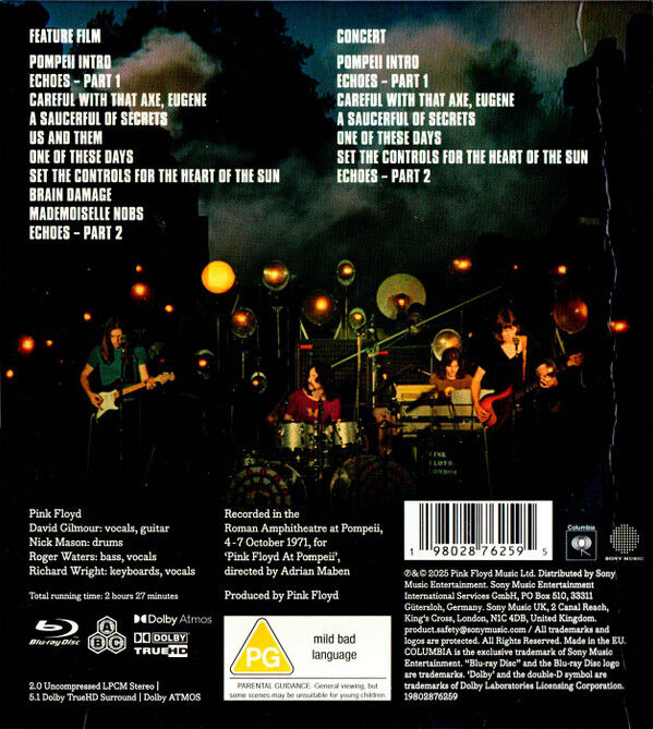 Pink Floyd At Pompeii - MCMLXXII