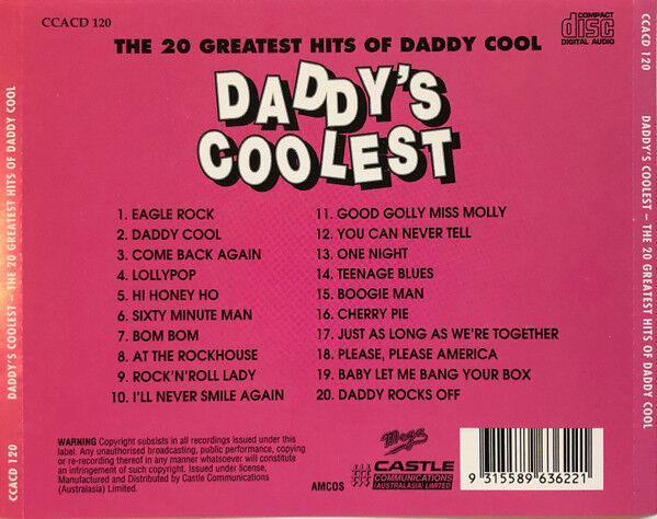 Daddy's Coolest (The 20 Greatest Hits Of Daddy Cool)