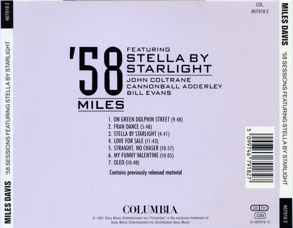 '58 Miles Featuring Stella By Starlight