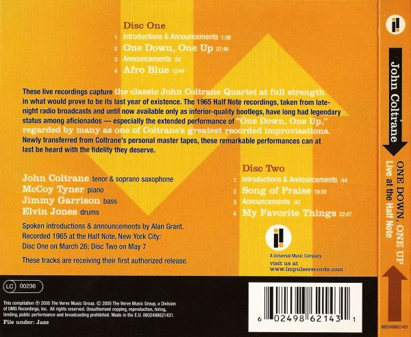 One Down, One Up (Live At The Half Note)