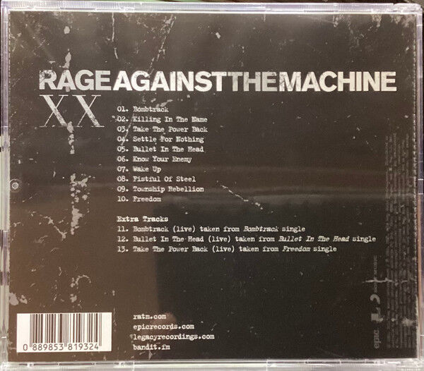 Rage Against The Machine XX
