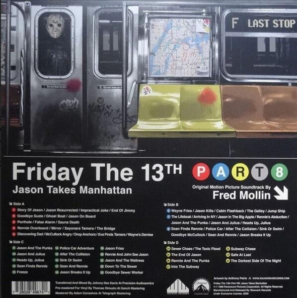 Friday The 13th Part VIII: Jason Takes Manhattan (Sewer Sludge Vinyl)