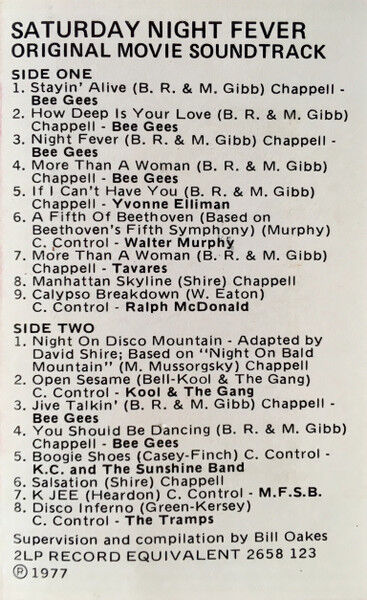 Saturday Night Fever (The Original Movie Sound Track)