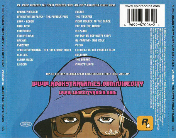 Grand Theft Auto Vice City O.S.T-Volume 5 : Wildstyle Pirate Radio