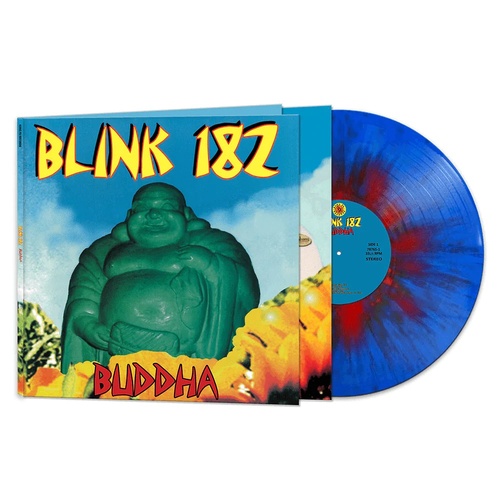 Buddha (Blue & Red Splatter)
