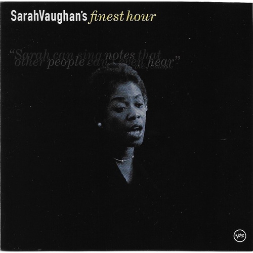Sarah Vaughan's Finest Hour