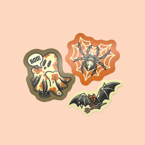 Spooky Glow In The Dark Sticker Pack