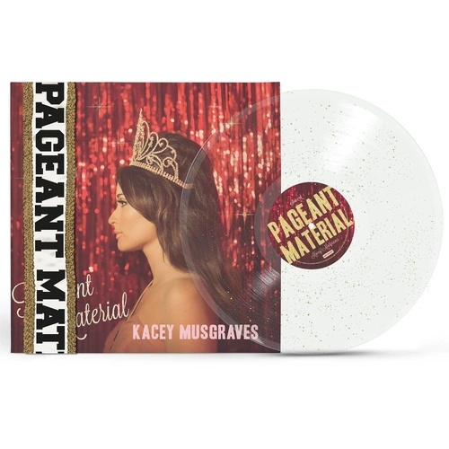 Pageant Material (10 Year Anniversary) (Clear Gold Glitter Vinyl)