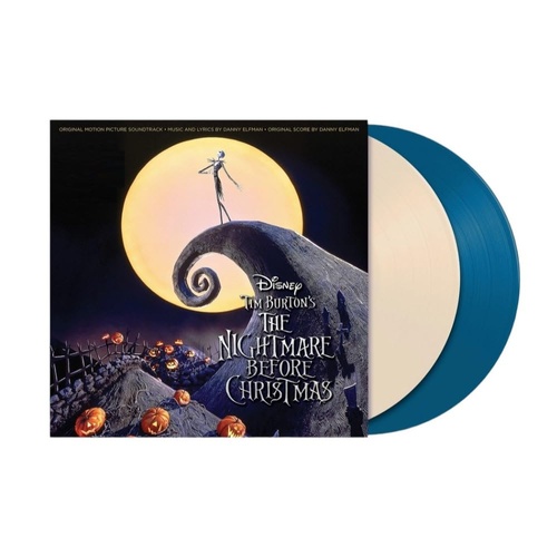 Tim Burton's The Nightmare Before Christmas (Original Motion Picture Soundtrack) (Bone & Aqua Vinyl)