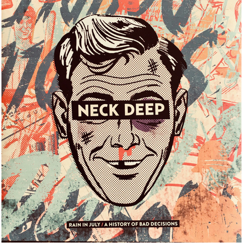 Rain In July / A History Of Bad Decisions (Orange And Green Haze Vinyl)