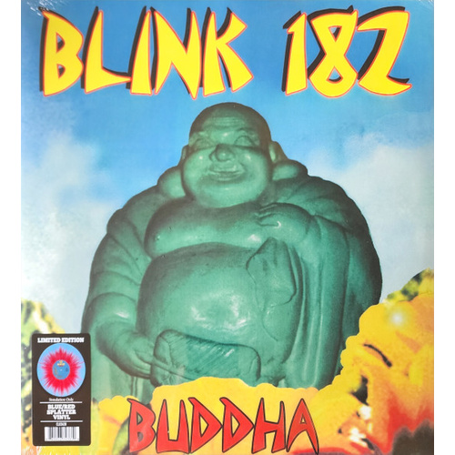 Buddha (Blue & Red Splatter)