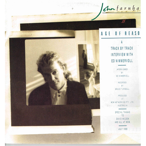Ed Nimmervoll Interviews John Farnham: Age Of Reason - A Track By Track Interview